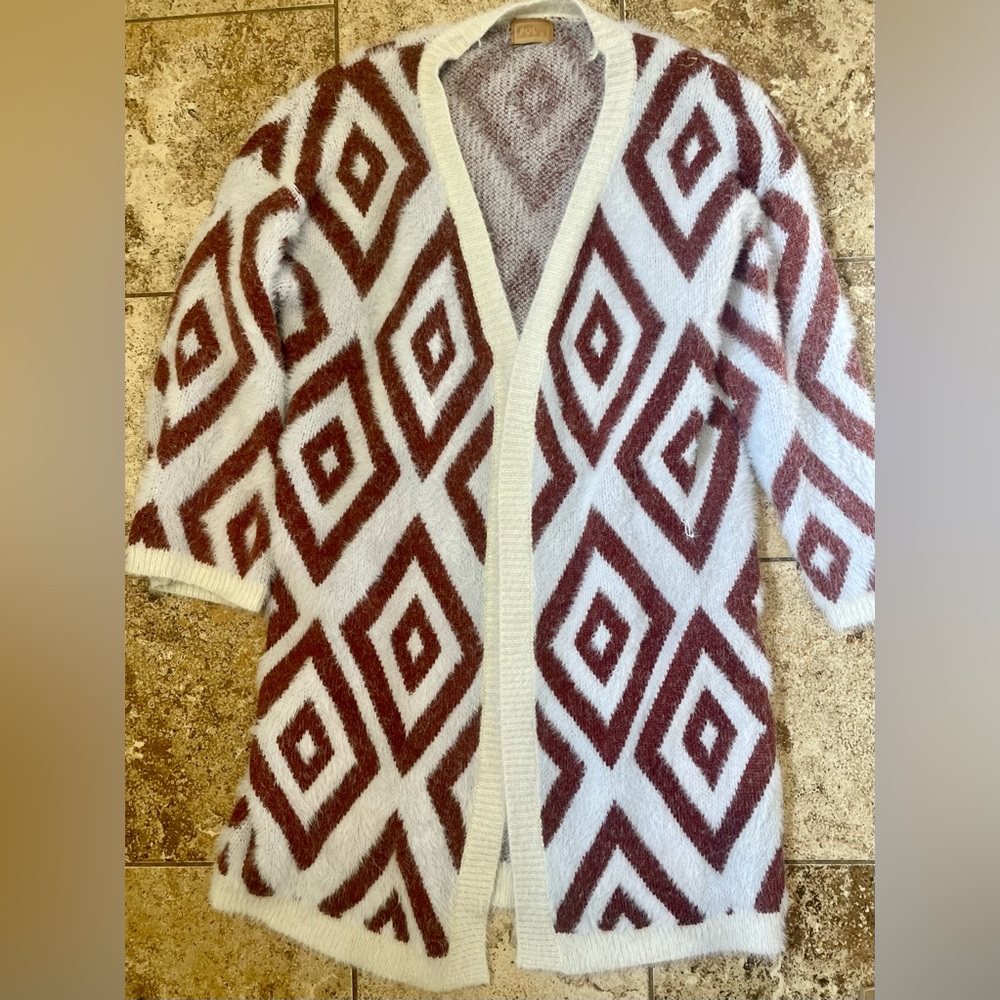 POL Aztec print cardigan